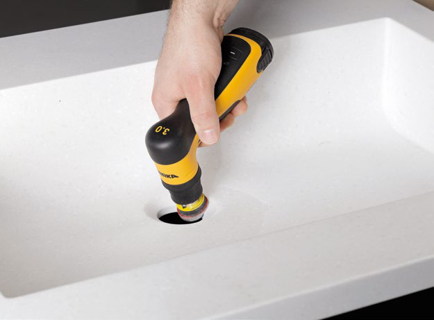 Solid surface finish levels